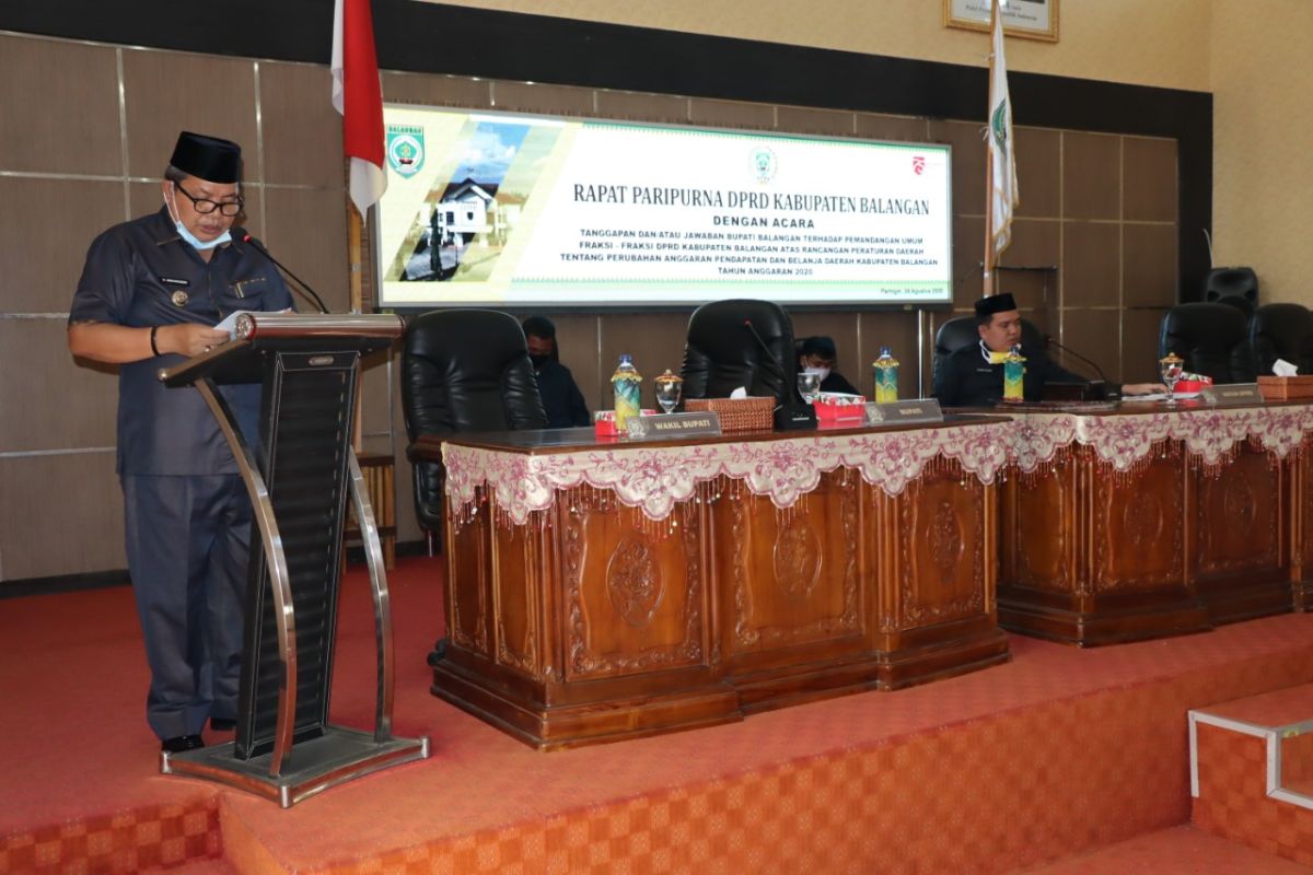 APBD Perubahan Balangan diharapkan mampu percepat  penanganan COVID-19