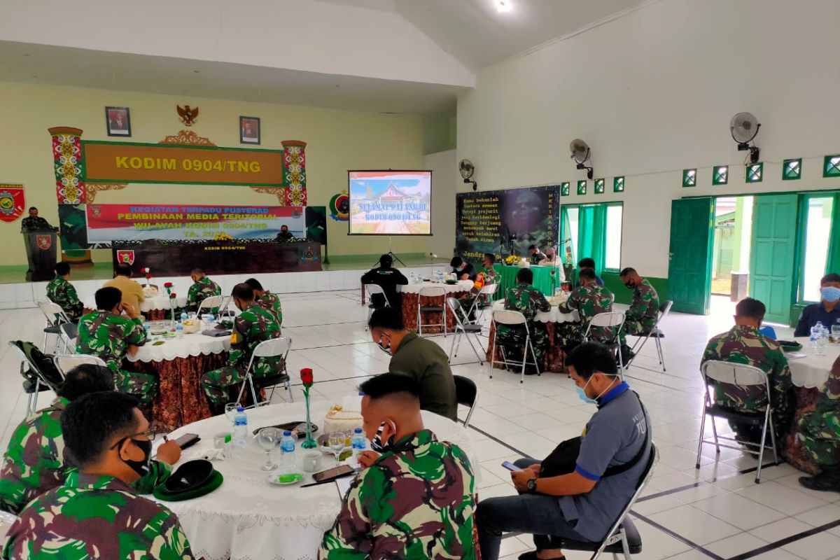 Pusterad TNI gelar Bina Media Teritorial di Paser