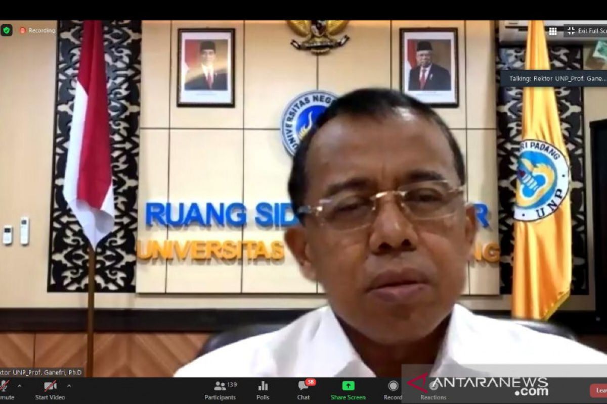 Rektor UNP: Nilai perdamaian harus ditanamkan sejak dini