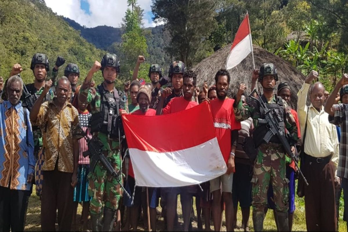 10 Anggota KKB pimpinan Puron Wenda kembali ke NKRI