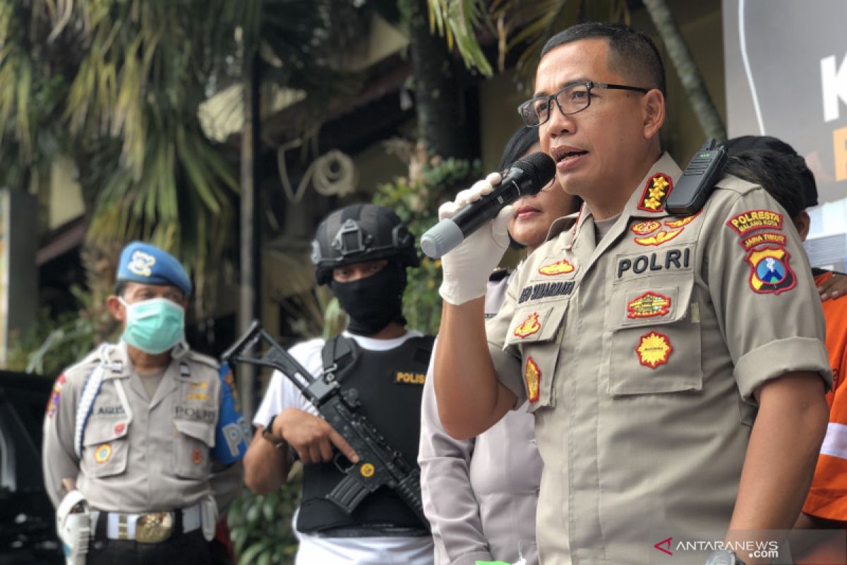 Polresta Malang Kota tetapkan satu tersangka kasus unjuk rasa talak UU Cipta Kerja ricuh