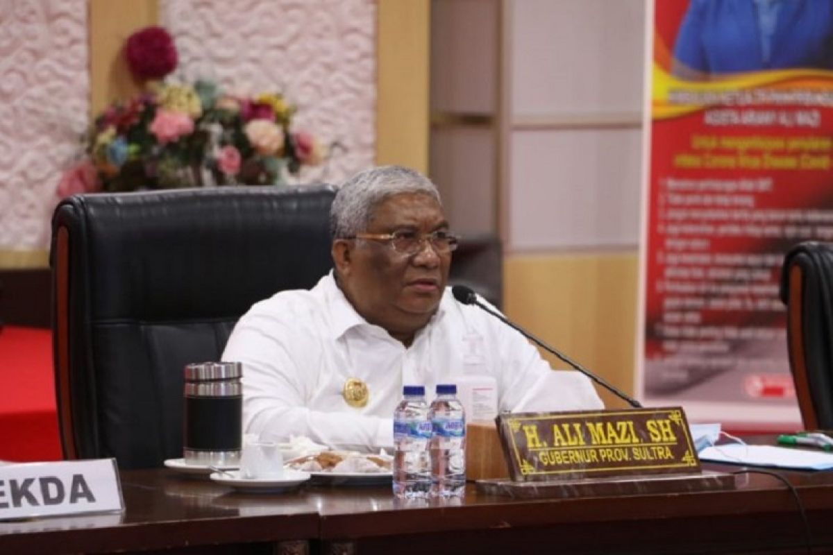 Gubernur Sulawesi Tenggara tegaskan perketat protokol kesehatan cegah COVID-19