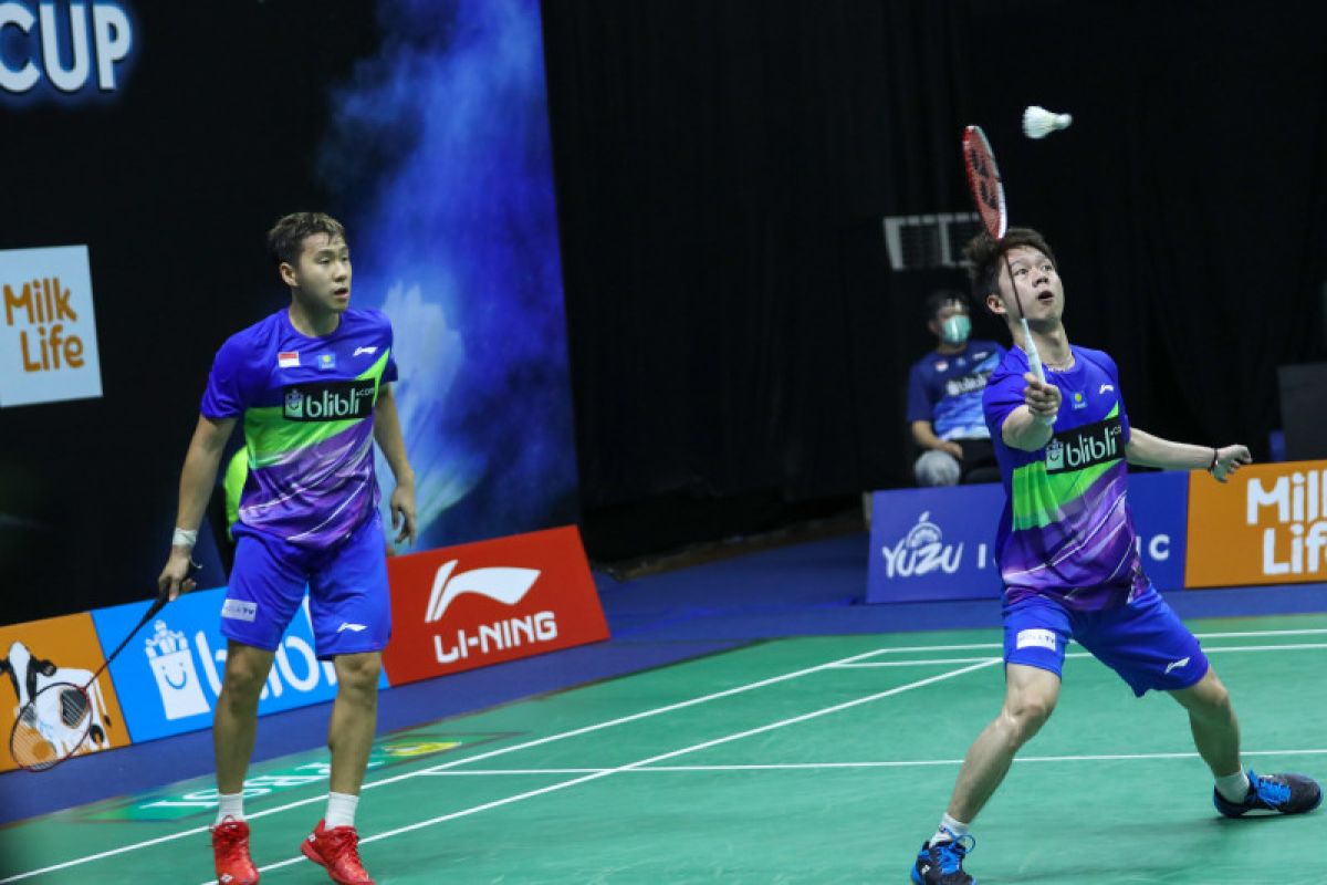 Ungguli Ahsan/Hendra, Leo/Daniel sumbang poin kedua untuk tim Garuda