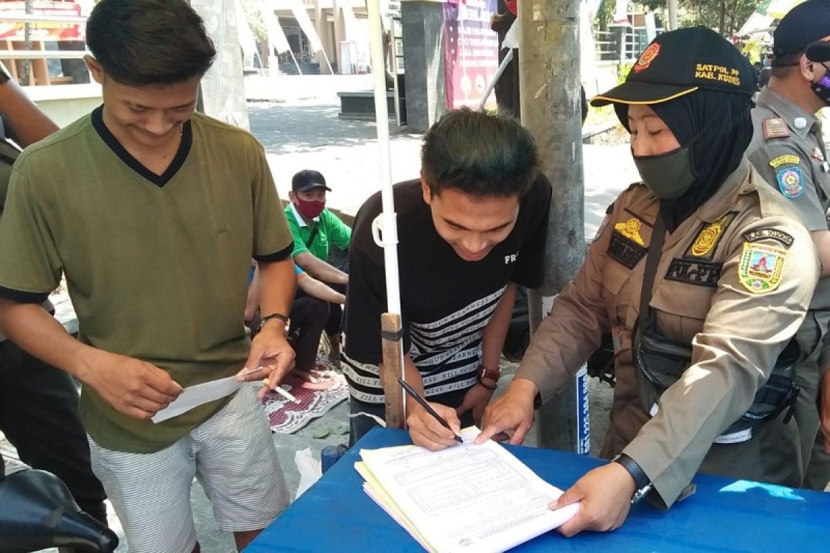 80 orang tak bermasker terjaring operasi penegakan protokol kesehatan