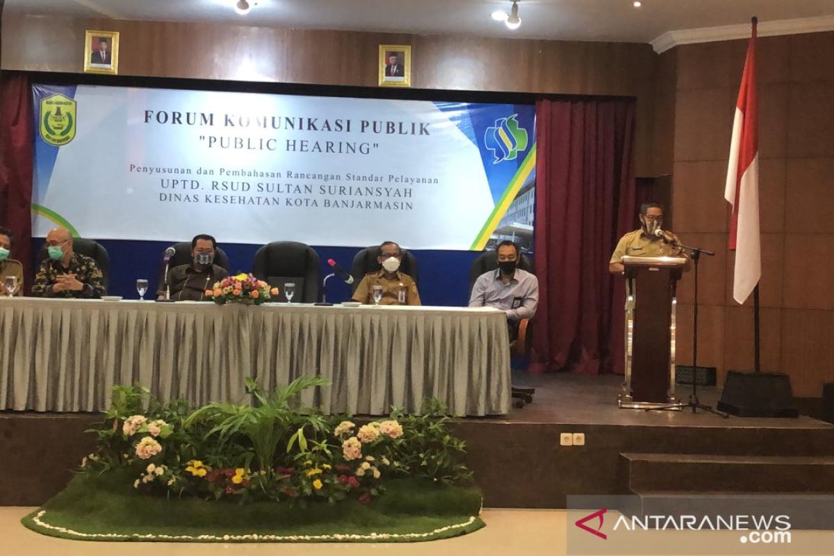 Banjarmasin Health Office holds a public hearing