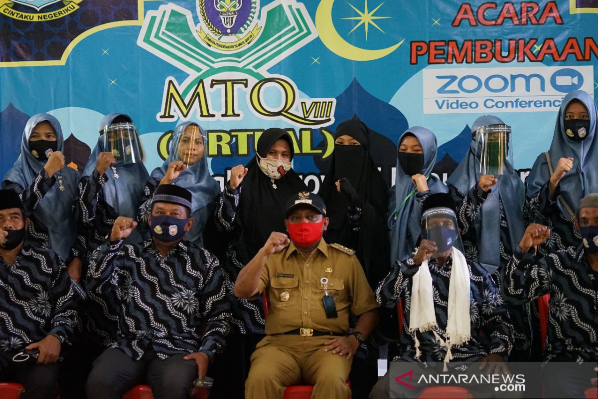 Bupati Kasihiw hadiri pembukaan MTQ VIII Papua Barat secara virtual