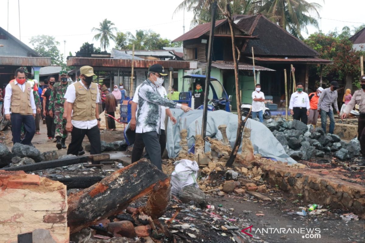 Wawali tinjau pembangunan rumah korban kebakaran