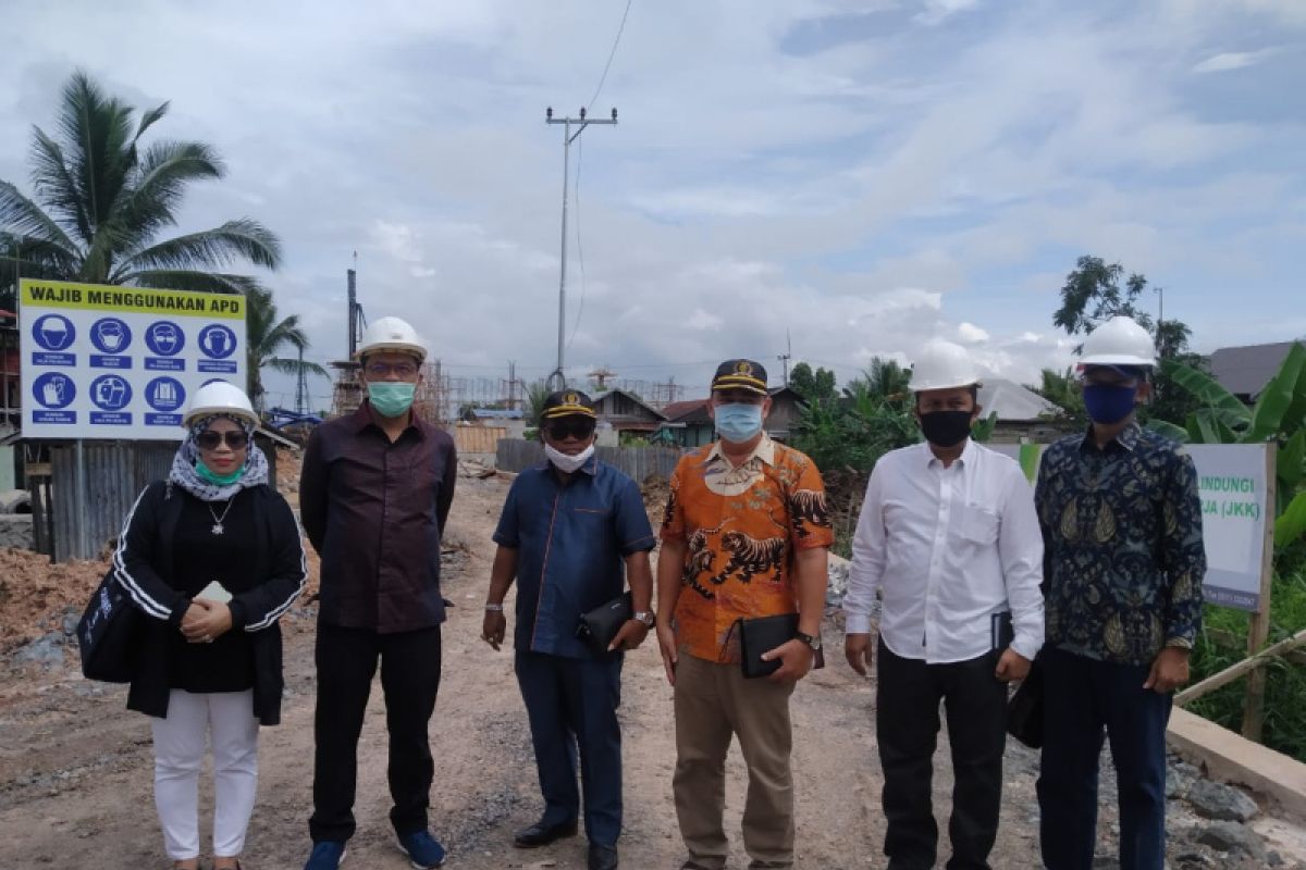 DPRD Banjarmasin pantau pembangunan jembatan pulau Bromo