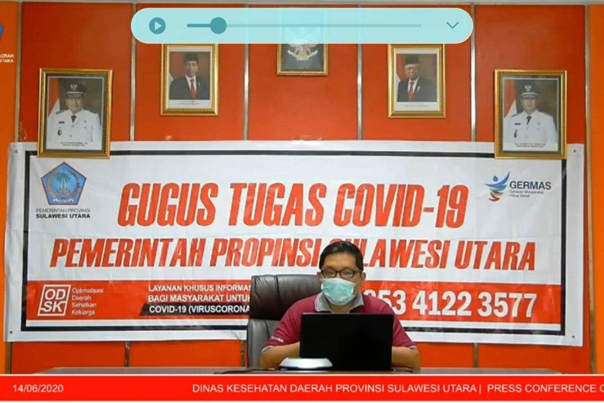 Angka kesembuhan pasien COVID-19 Sulut capai 73 persen