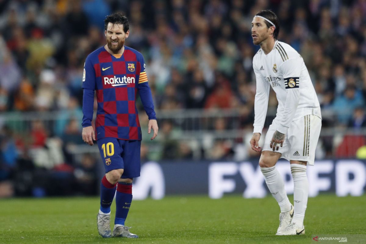Kapten Real Madrid,  Sergio Ramos ingin Lionel Messi tetap bertahan di Barcelona