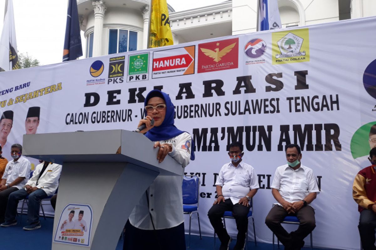 Nilam sebut Rusdy-Ma'mun  mampu selesaikan problem kebencanaan Sulteng