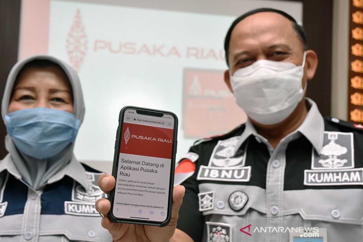 Aplikasi Pusaka Riau, awasi produk hukum saat pandemi