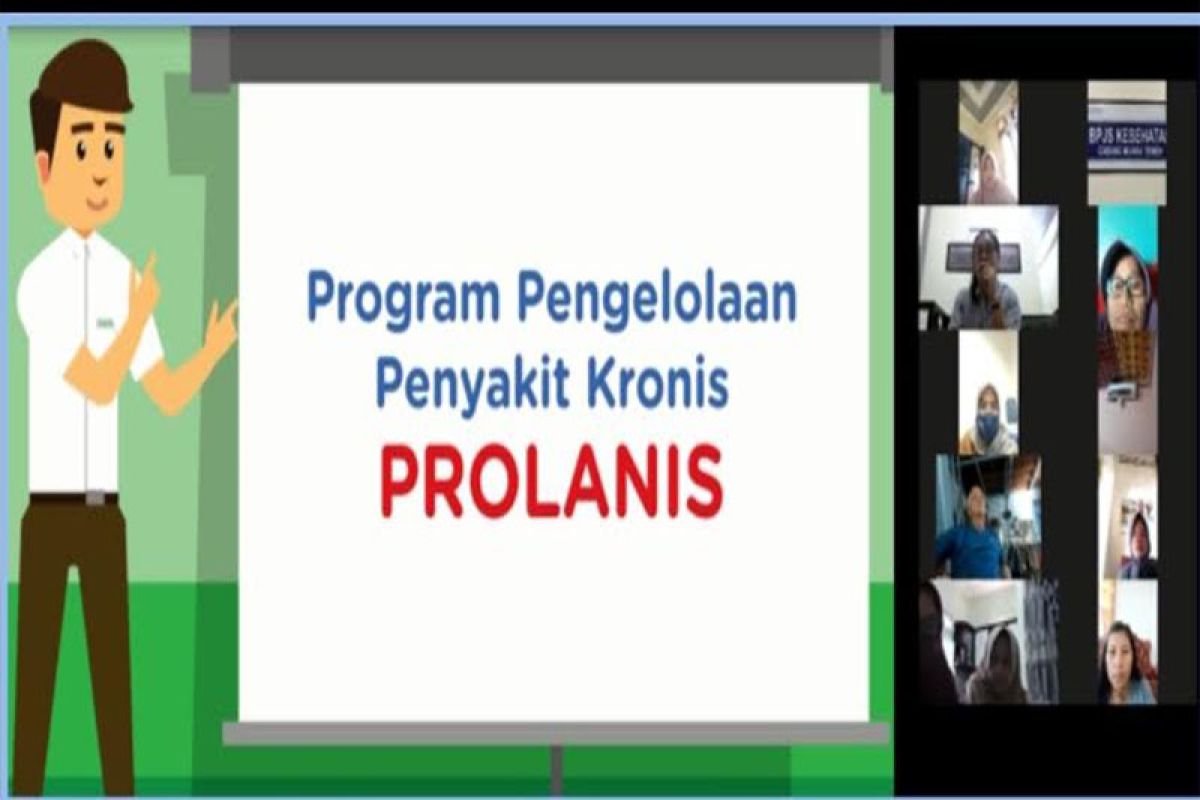 Puluhan peserta Prolanis ikuti edukasi pola hidup sehat  daring