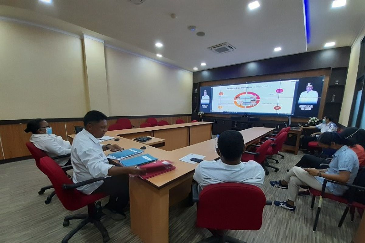 Disdik Papua ikuti pertemuan virtual relaksasi anggaran pendidikan