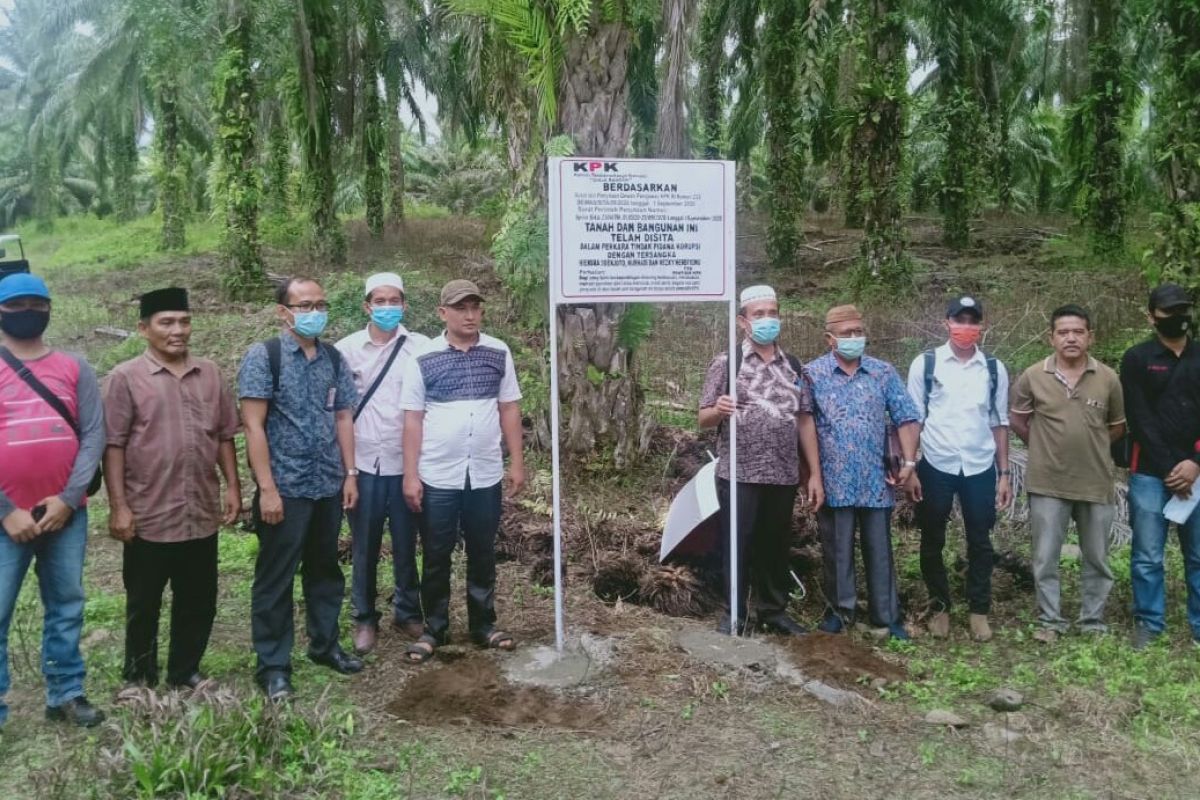 KPK menyita lahan sawit 33 ribu meter persegi terkait kasus Nurhadi