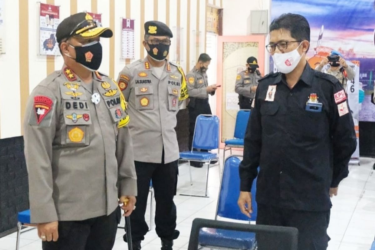 Kapolda cek kesiapan KPU jelang pendaftaran peserta Pilkada Kalteng