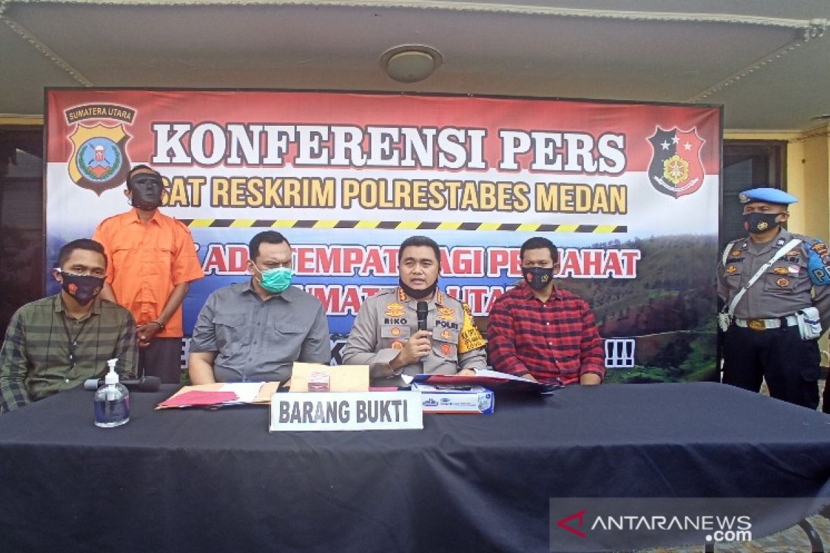 Polisi tetapkan eks Manager Keuangan Kantor Pos Medan tersangka korupsi