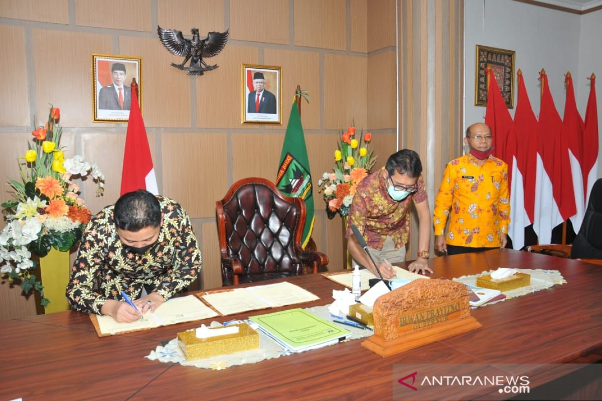 Sumbar pertama di indonesia penandatanganan nota kesepakatan dengan Kanwil Ditjen Perbendaharaan