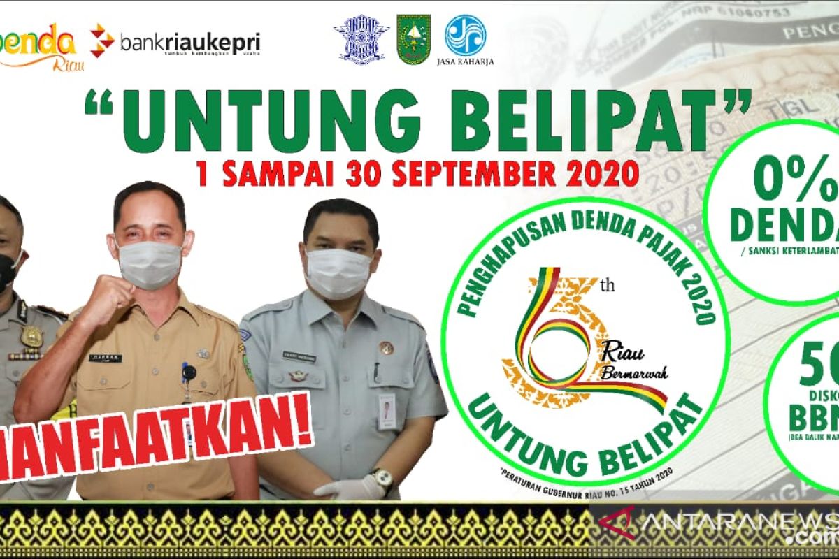 Ayo, buruan bayar pajaknya, karena ada penghapusan denda sanksi administrasi PKB dan BBNKB