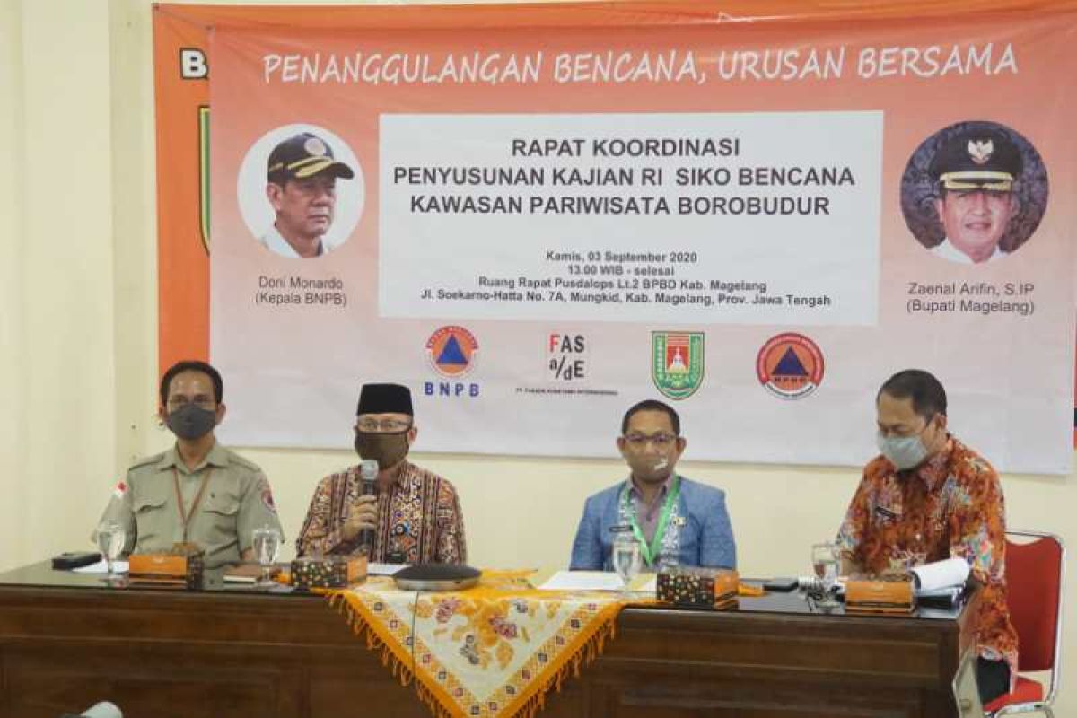 Magelang susun kajian risiko bencana kawasan Borobudur