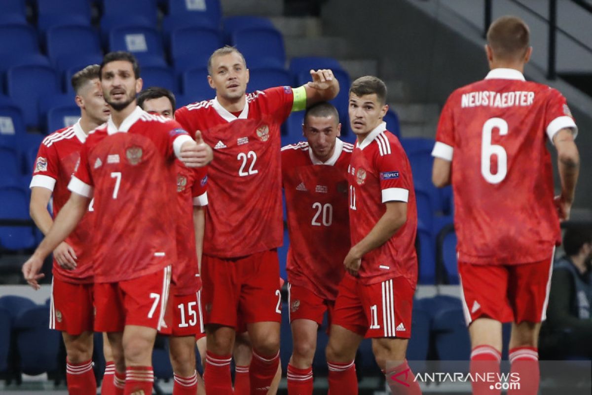 Rusia awali penampilan di Nations League dengan tundukkan Serbia 3-1