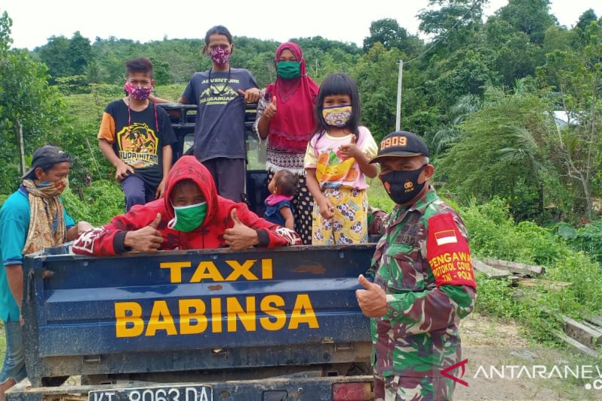 Taxi Babinsa Inovasi Pendongkrak Program Ketahanan Pangan Koramil 0909-07/Teluk Pandan