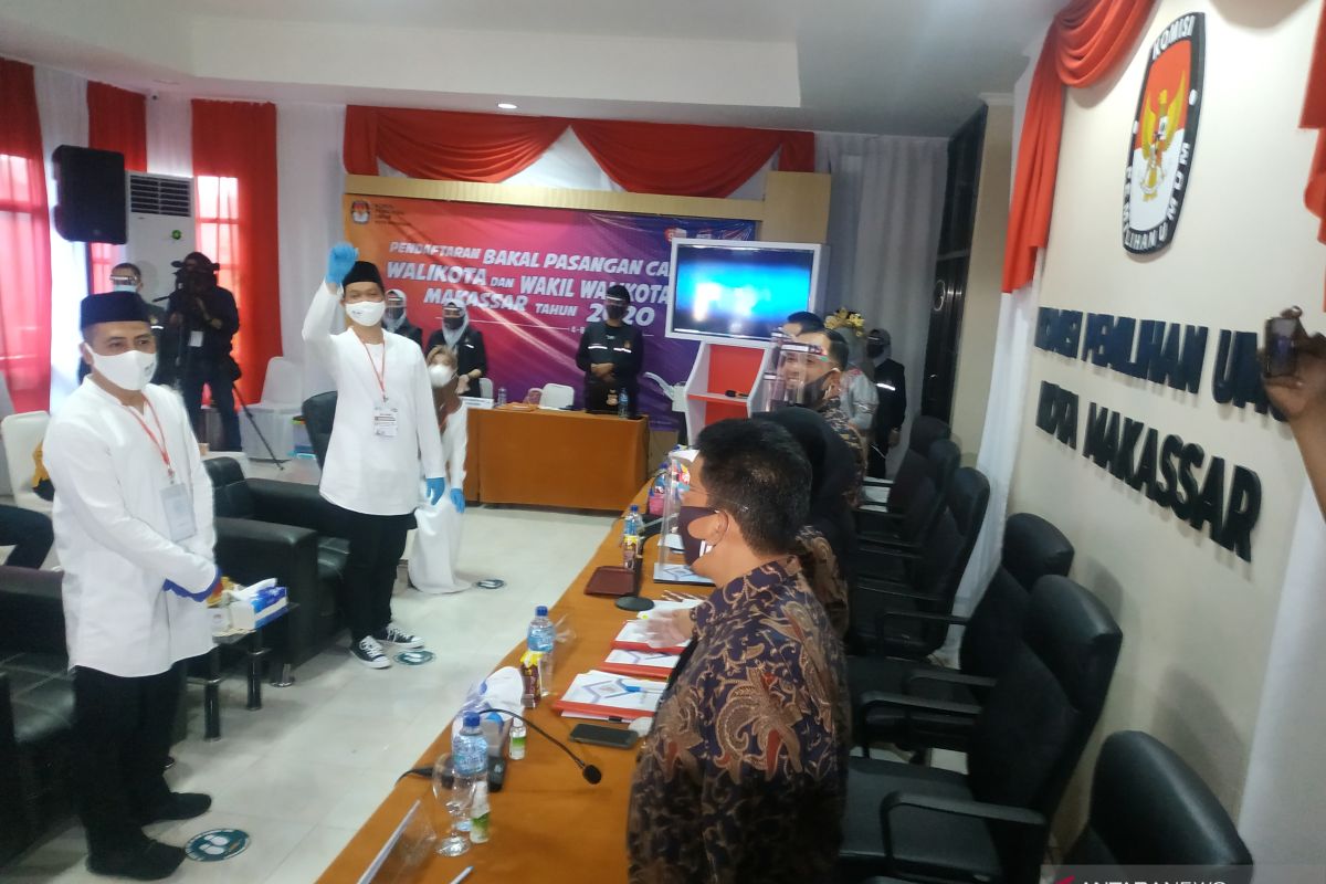 Paslon Dilan memenuhi syarat administrasi pilkada di Kota Makassar