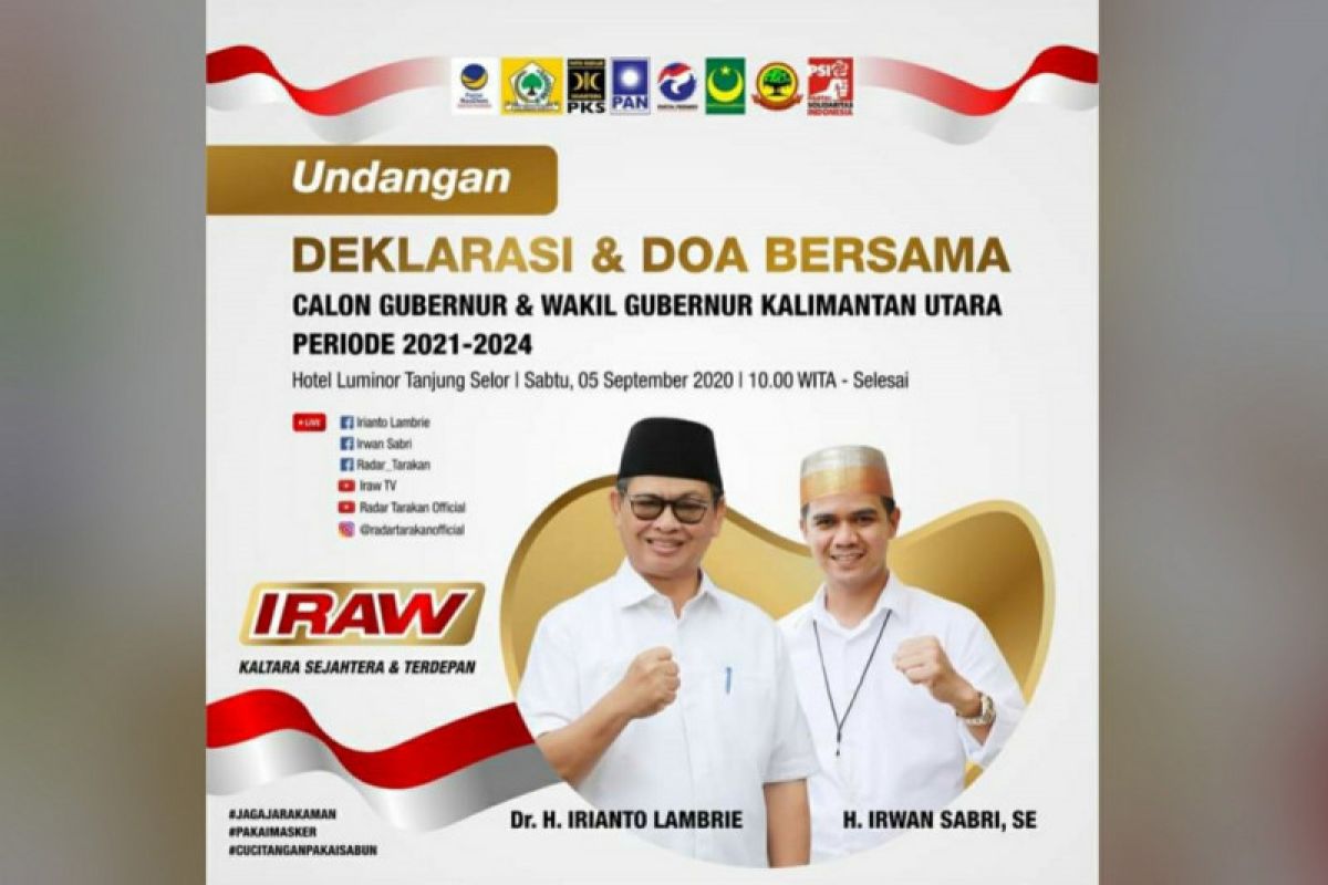 Deklarasi dan doa bersama Iraw besok