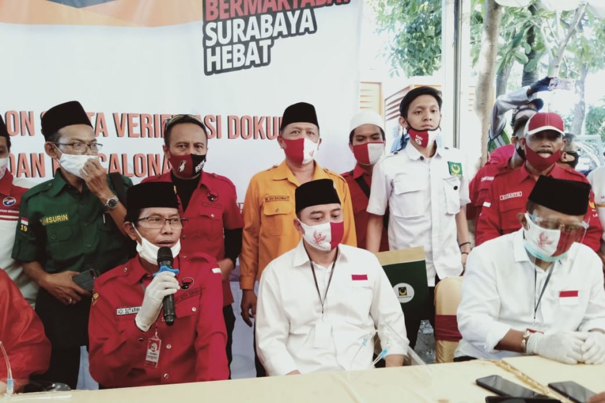 PDIP Surabaya targetkan paslon Eri-Armuji menang di 31 kecamatan