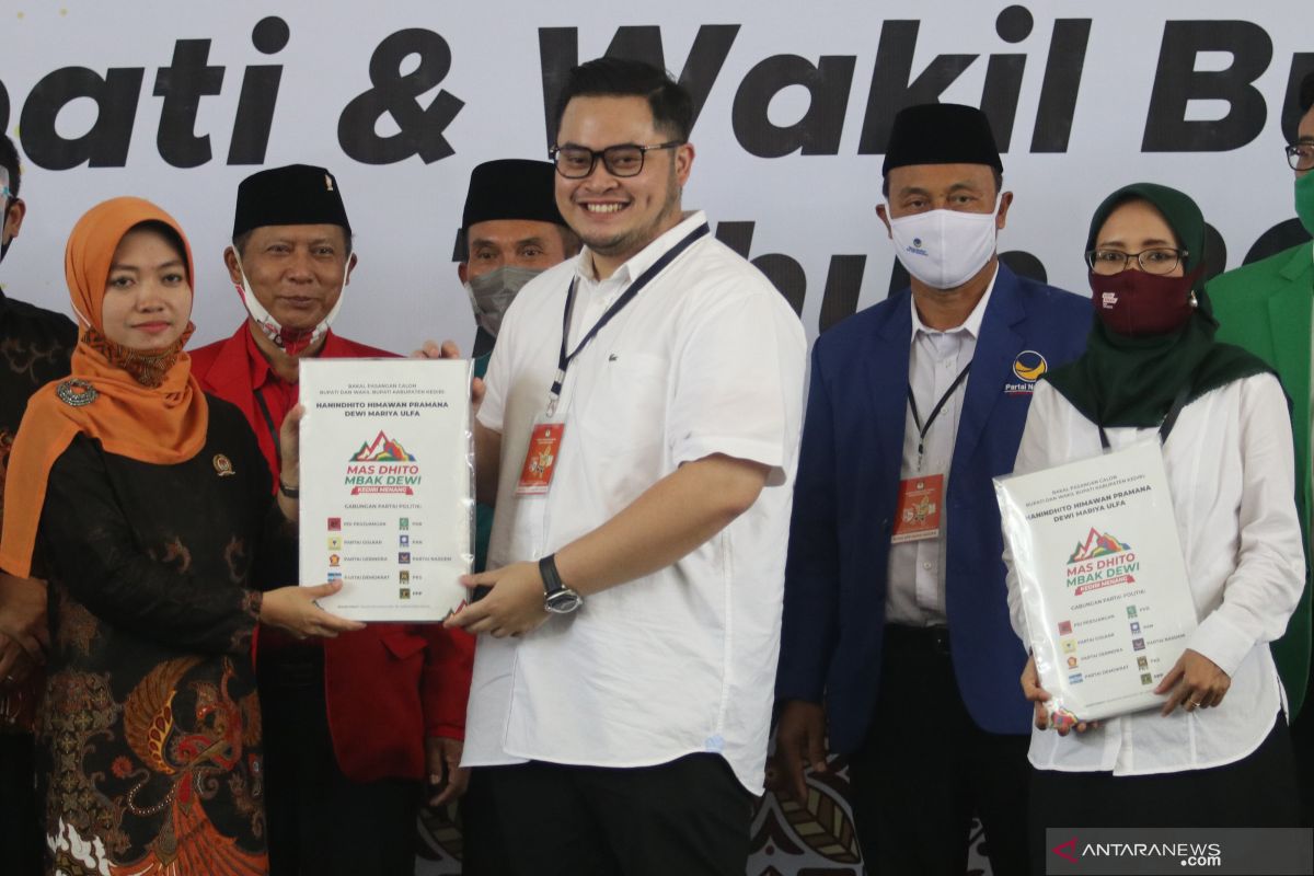 Putra Sekkab Pramono Anung targetkan 80 persen suara di Pilkada Kediri