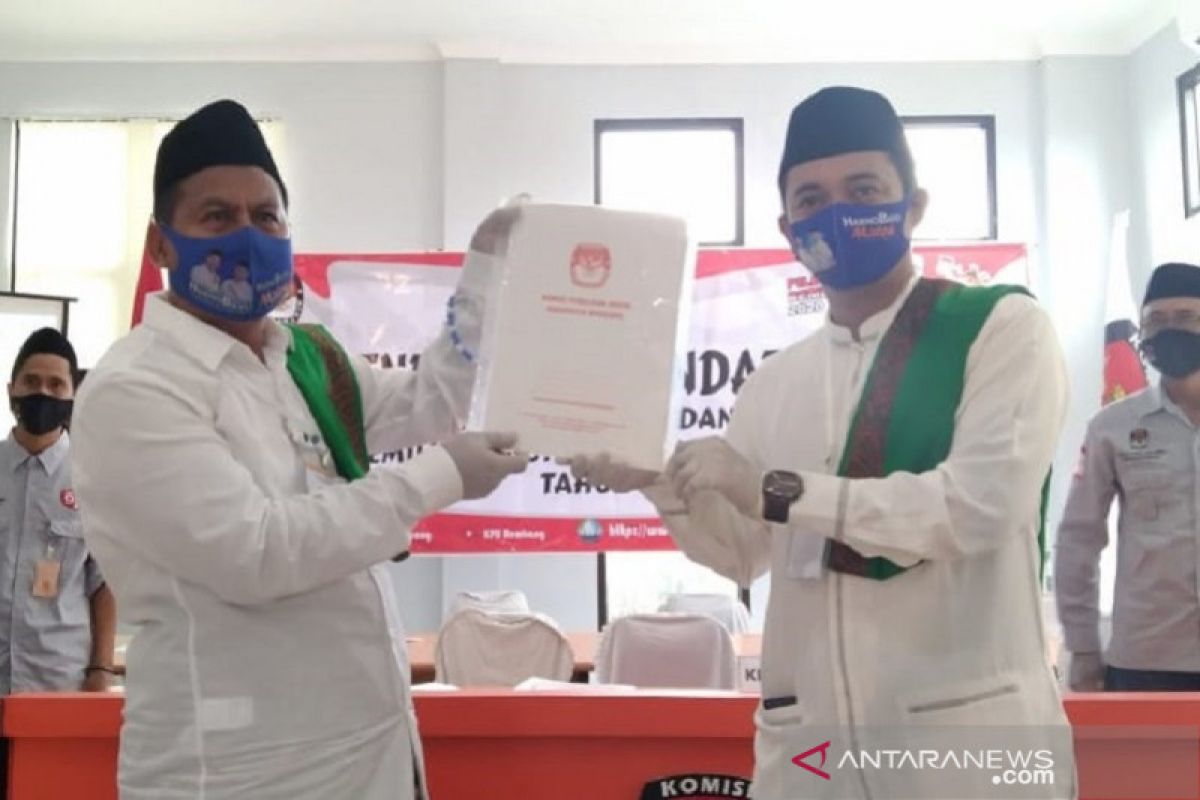 KPU Rembang terima pendaftaran 2 bakal paslon Pilkada 2020