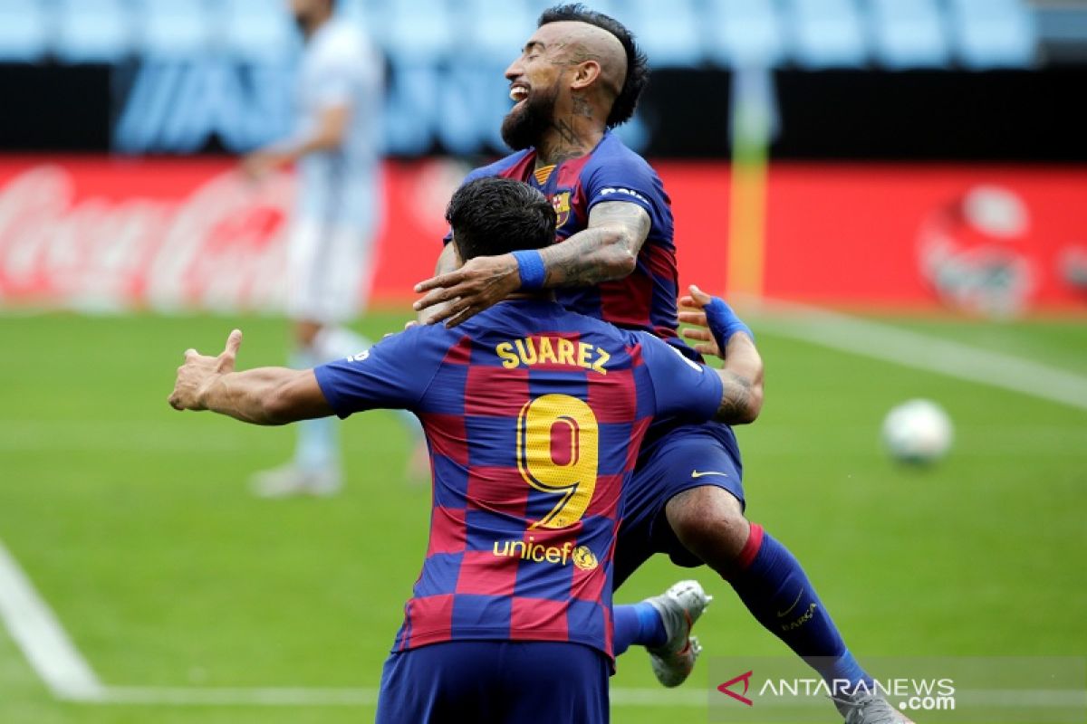 Suarez dan Vidal berlatih terpisah dari tim sebelum hengkang dari Barcelona