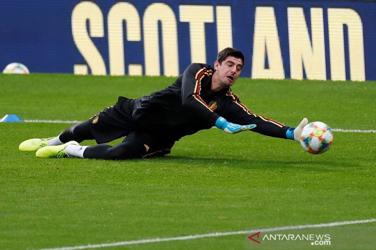 Courtois tinggalkan kamp timnas Belgia, ini penjelasan pelatih