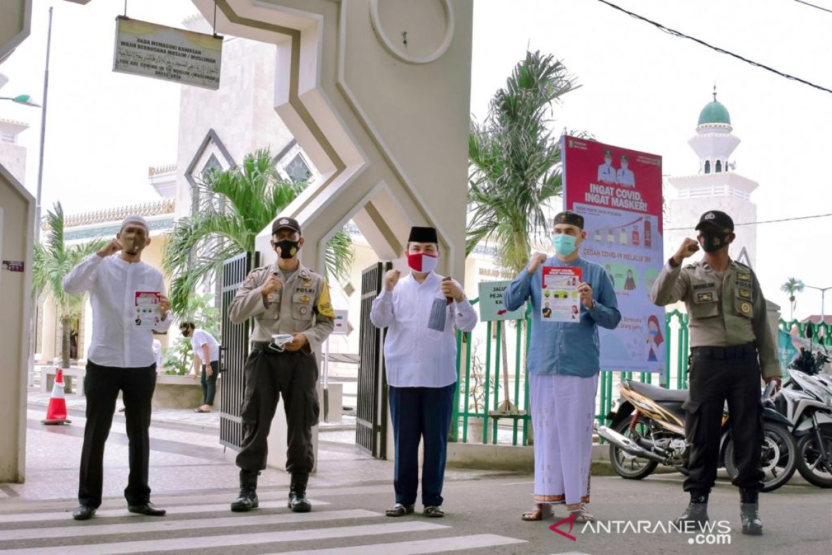 Pemko Sabang Gebrak masker serentak di seluruh masjid
