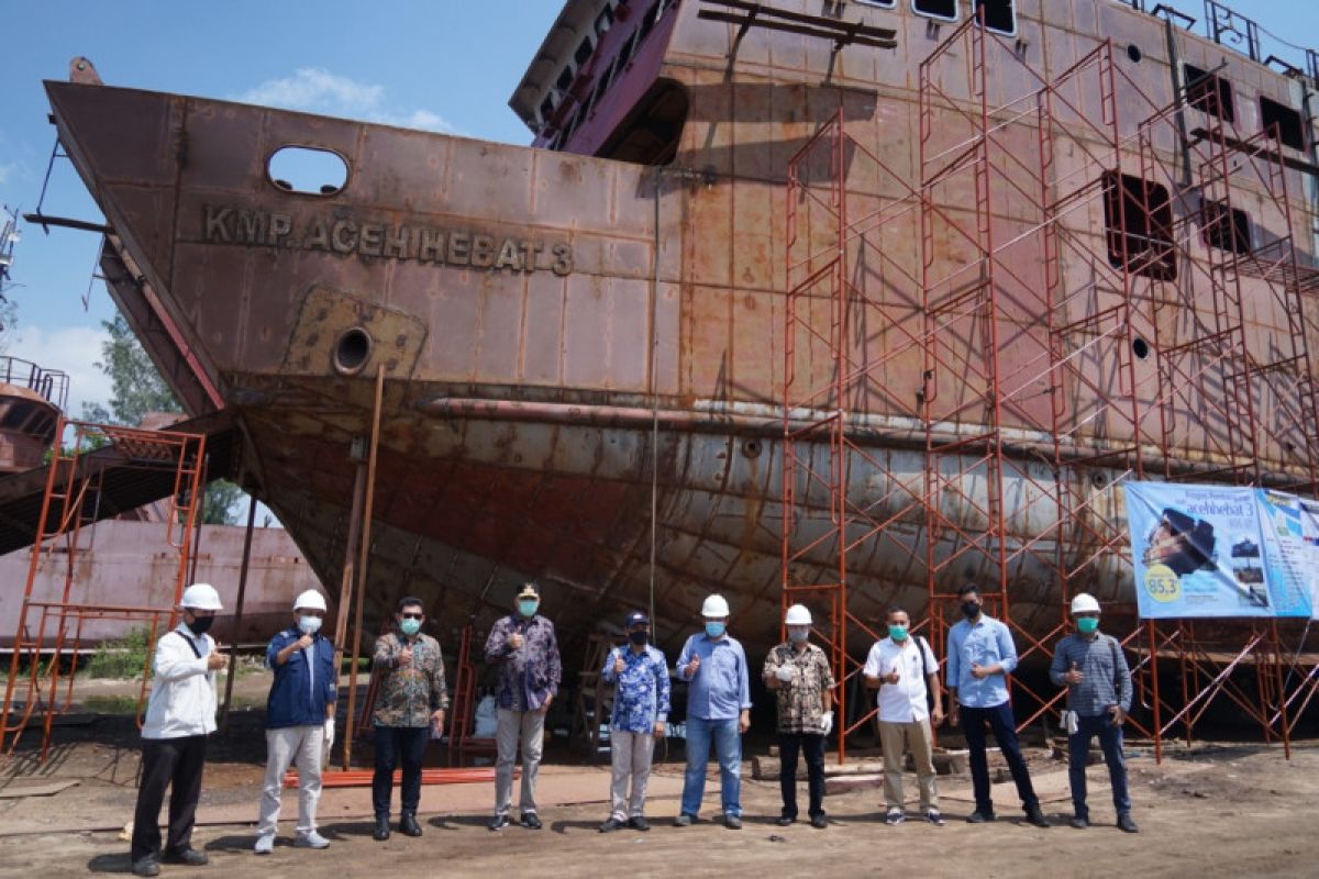 Gubernur Aceh optimis pesanan kapal eri roro di Tegal selesai tepat waktu