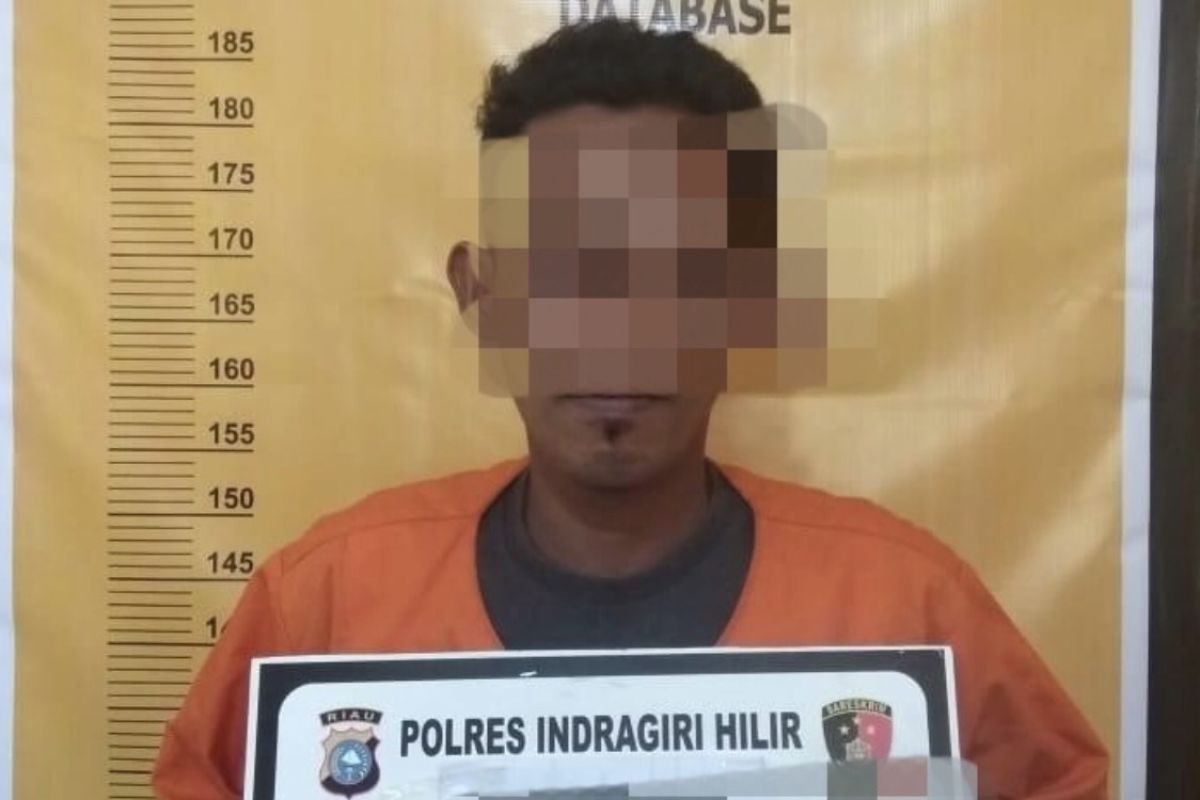 Polisi Inhil tangkap pria gadaikan motor tanpa izin