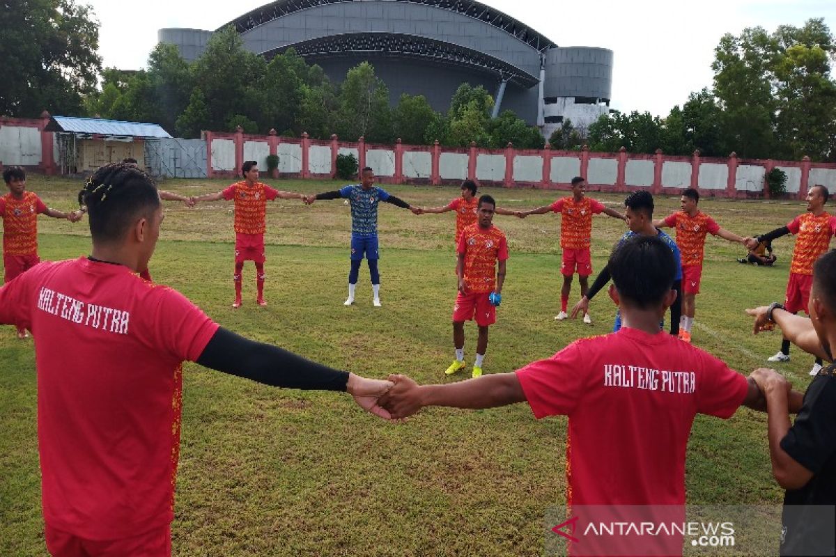 Latihan perdana Kalteng Putra tingkatkan kekompakkan tim