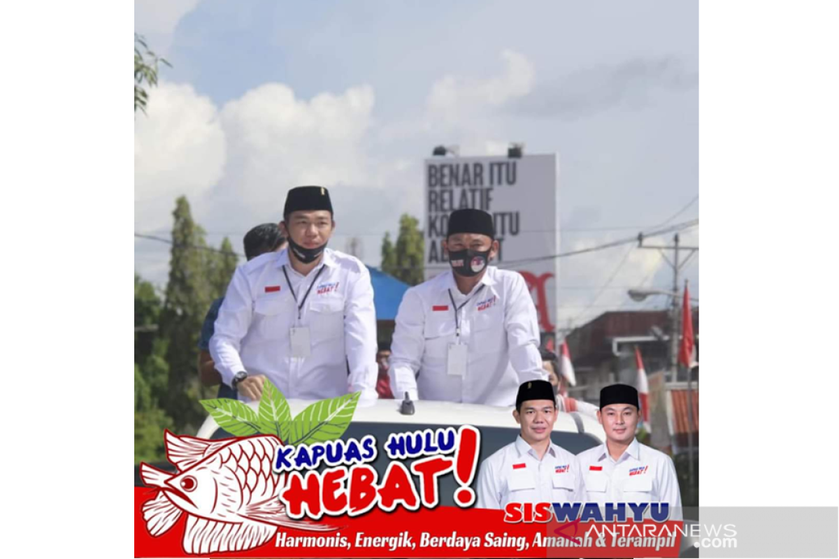 Pilkada Kapuas Hulu, Sis-Wahyu klaim menang dan ajak semua bersatu