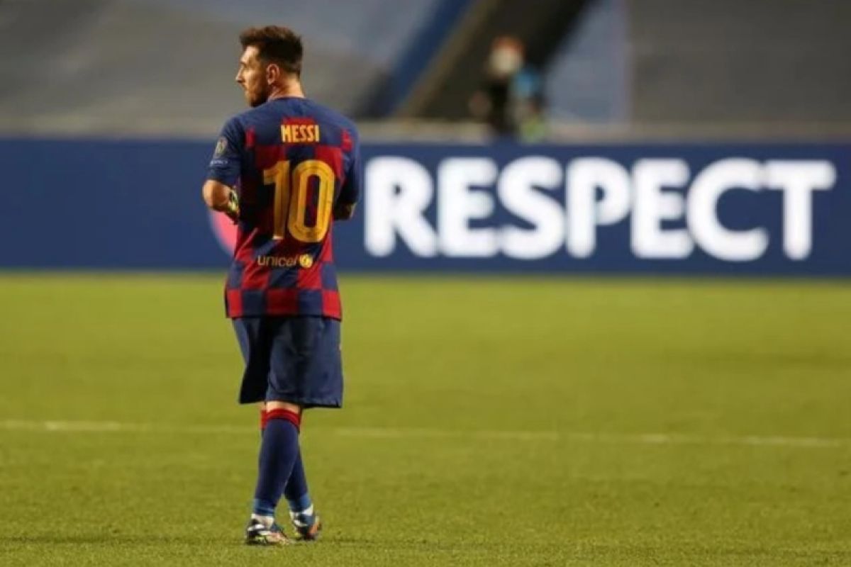 Lionel Messi belum latihan bersama Barcelona
