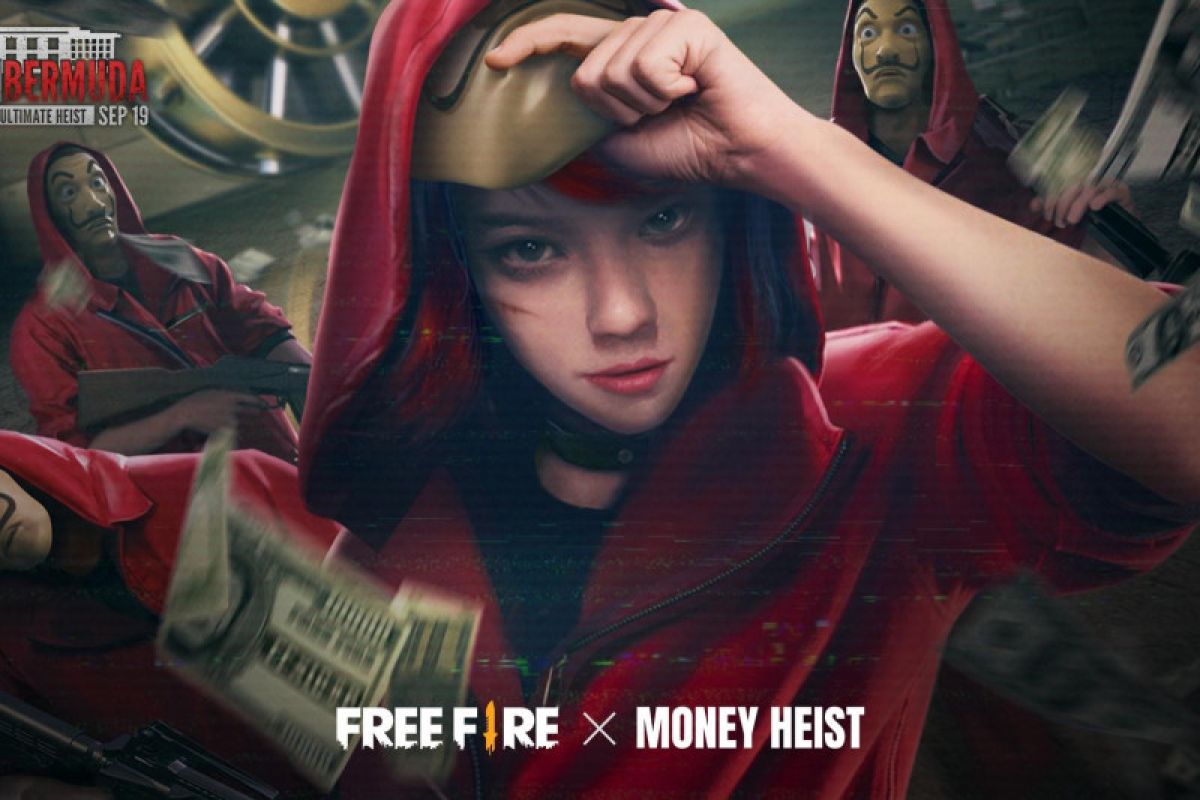 Kolaborasi Free Fire dan Money Heist hadir akhir pekan ini