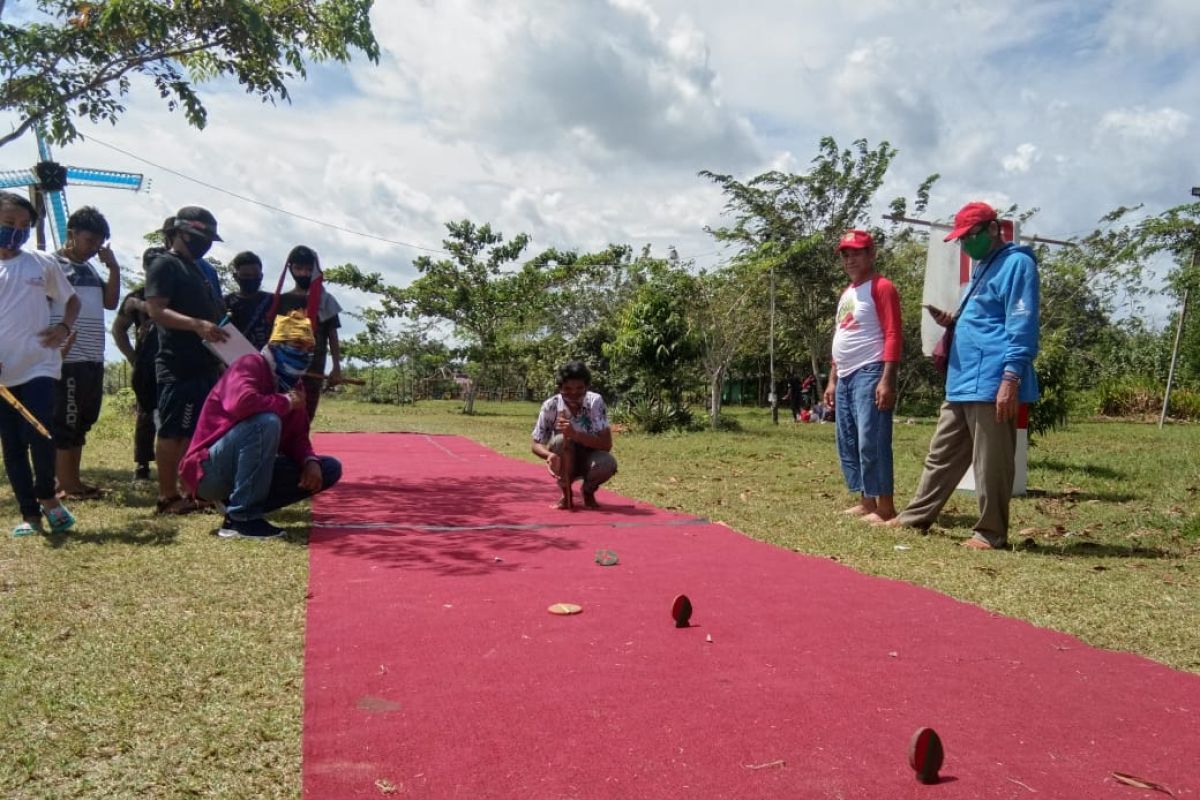 Traditional games village holds a gathering in Tabanio