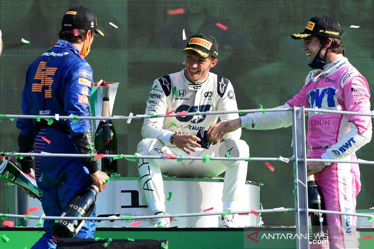 Gasly raih kemenangan F1 perdana di GP Italia