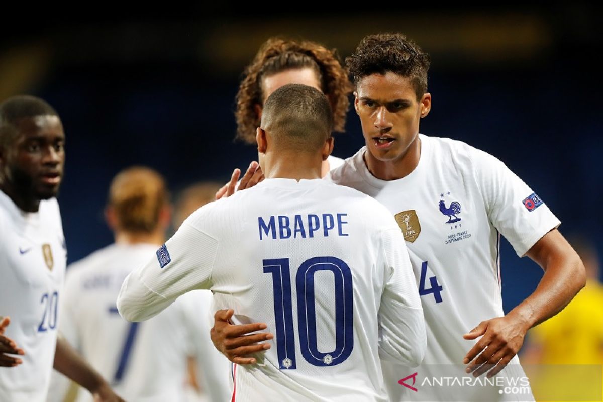Prancis atasi Swedia berkat gol tunggal Kylian Mbappe