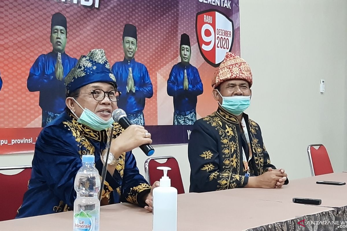 Sempat alot terkait persyaratan, KPU Provinsi Jambi terima pendaftaran duet Fachrori-Syafril Nursal