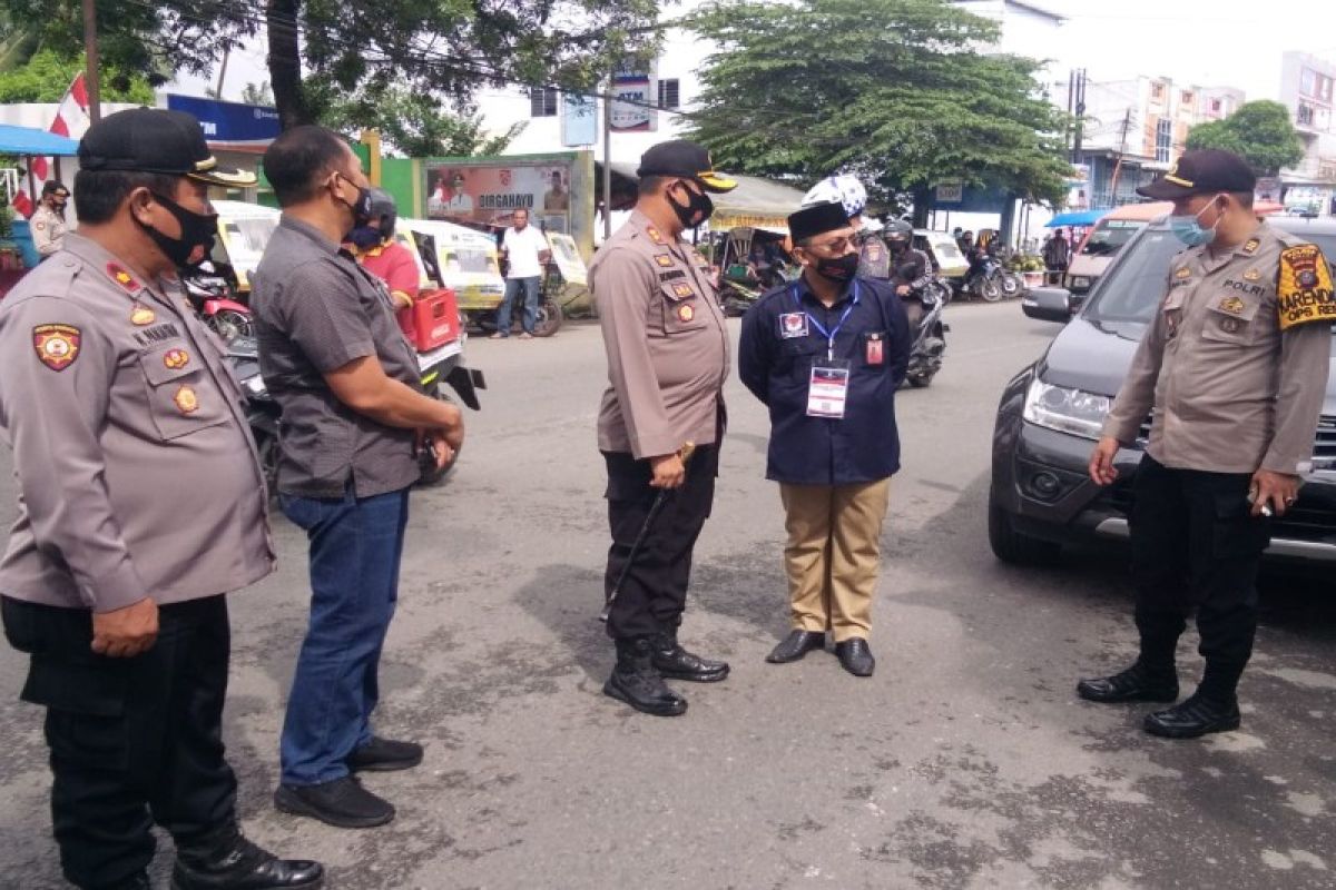 Kapolres Binjai pimpin langsung pengamanan pendaftaran balon pilkada di KPU