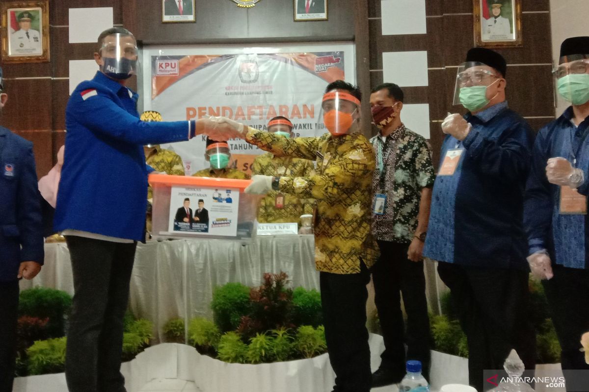 KPU Lampung Timur nyatakan berkas pendaftaran pasangan Yusran-Kisworo lengkap