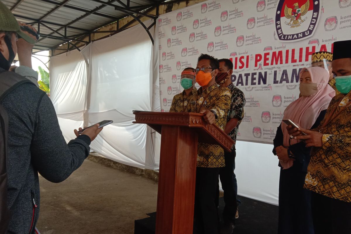 KPU: Tiga pasangan bakal calon bupati daftar Pilkada 2020 Lampung Timur