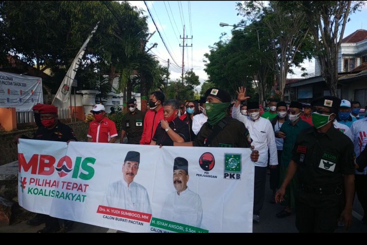 Diusung PDIP-PKB, petahana Wabup Pacitan tantang keponakan SBY