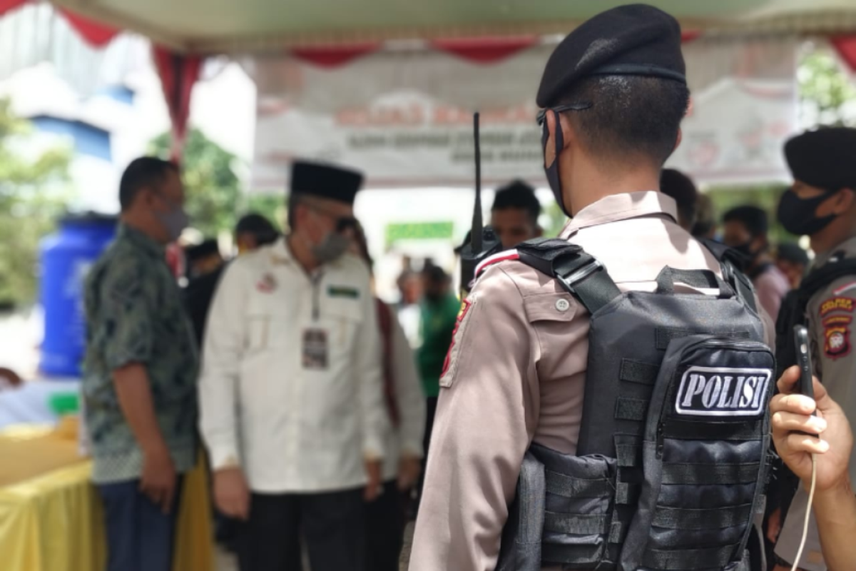 Polisi : tahap pendaftaran bakal calon Pilkada di Kapuas Hulu aman