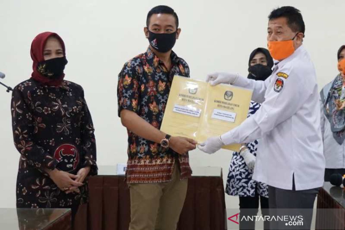 KPU Kota Magelang:  Berkas pendaftaran Aji-Windarti dinyatakan sudah lengkap